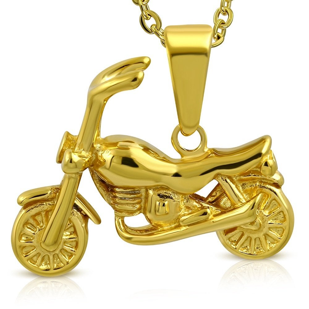 Chopper motor hanger in goudkleurig staal, Ophalen of Verzenden, Nieuw, Goud, Overige materialen