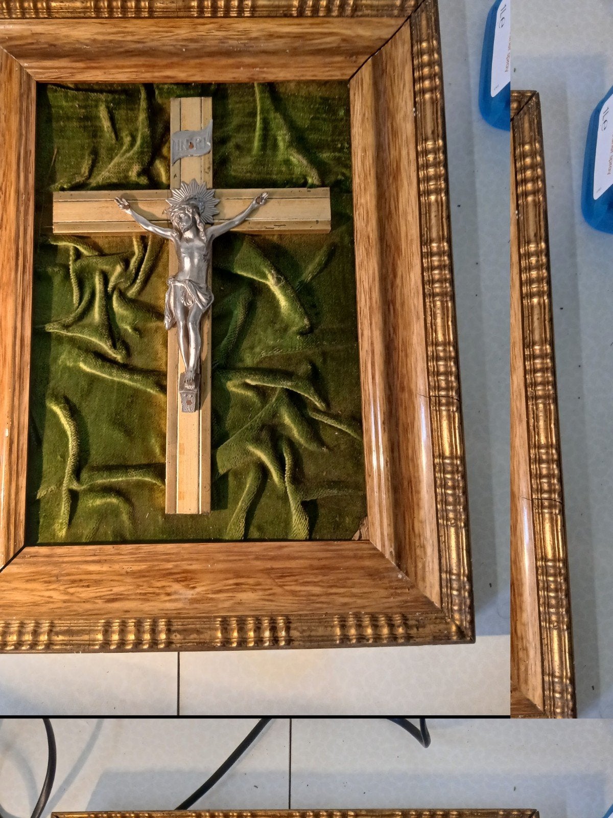 Religieus wanddecoratie kruisbeeld, Ophalen of Verzenden