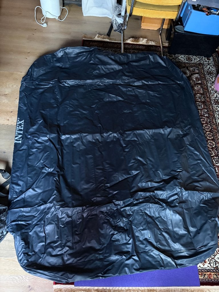 ===> Lit double gonflable Intex <===, Caravanes & Camping, Enlèvement, Pompe intégrée, Comme neuf, 2 personnes