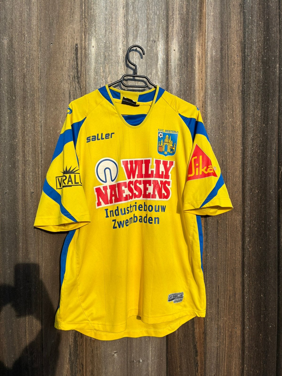 Matchworn voetbalshirt KVC Westerlo Tom van Imschoot Saller, Verzamelen, Ophalen of Verzenden, Zo goed als nieuw