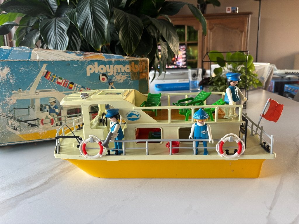 Playmobil 3540 Bateau de Plaisance, Bateau, Utilisé, Kit complet, Enlèvement