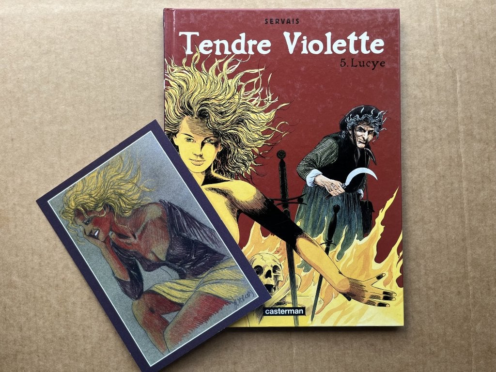 Tendre Violette T5 Lucye + XL - Servais - EO2003 - Casterman, Envoi