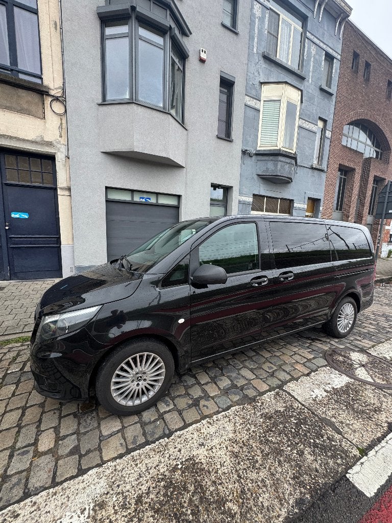 Mercedes-Vito-Tourer-Pro-LichteV-114 CDI-Automaat- TOPstaat, Auto's, Automaat, Multifunctioneel stuurwiel, Zwart, Diesel