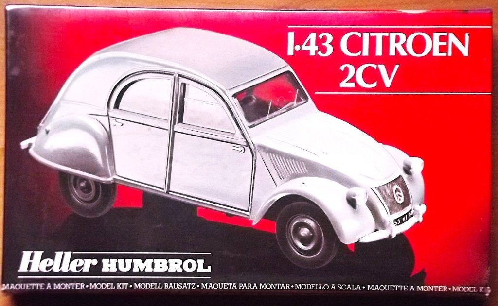 Citroën 2CV HELLER - Echelle 1/43, Hobby en Vrije tijd, Modelbouw | Auto's en Voertuigen, Ophalen of Verzenden, Nieuw, Heller