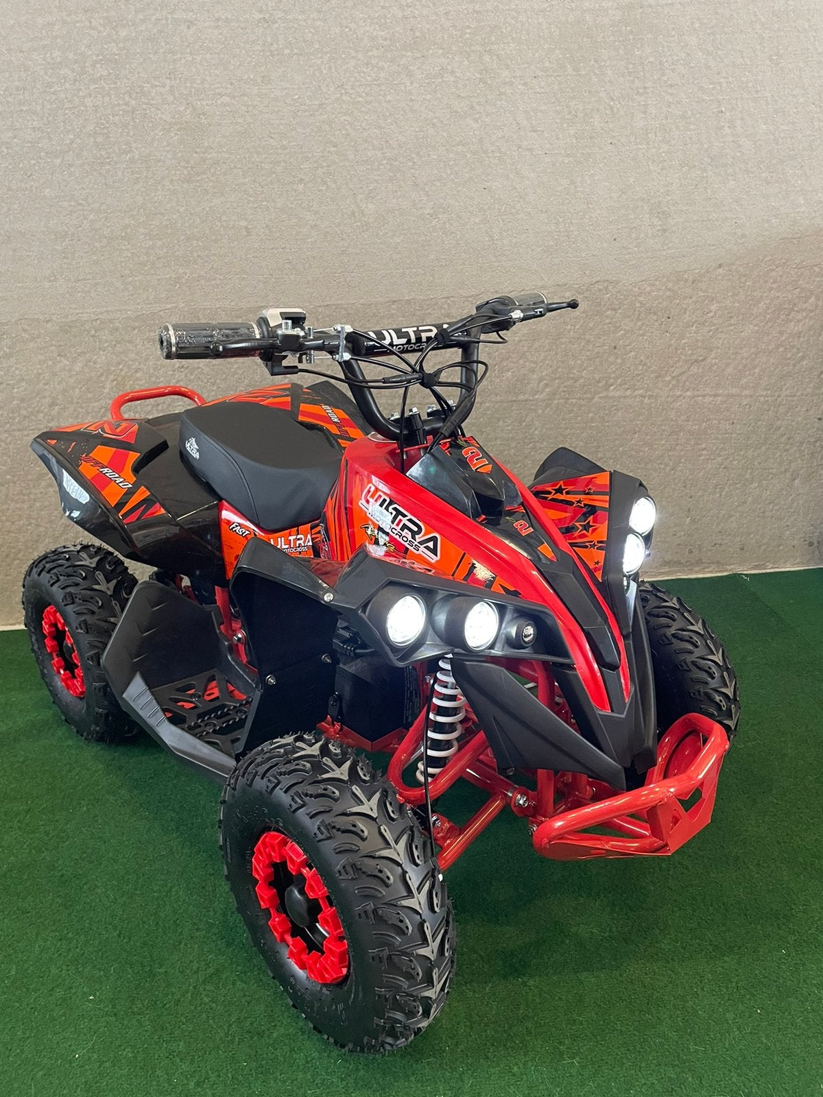 Nieuwe Ultra 1200 watt 48V elektrische rode kinder quad, Ophalen, Nieuw