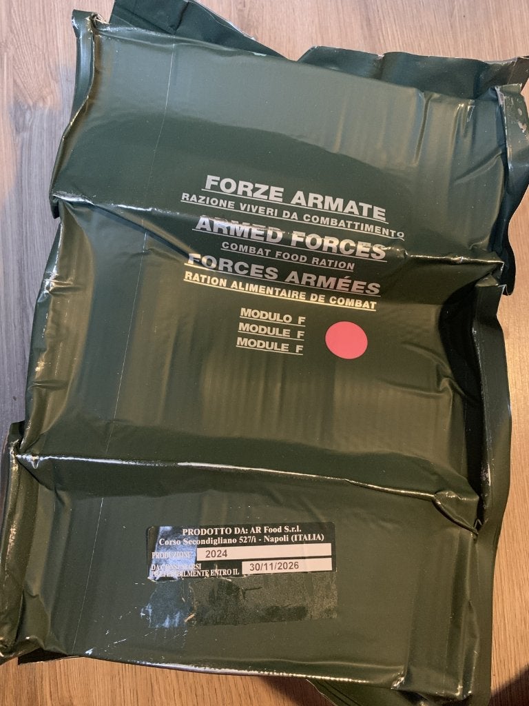 MRE EPA Ration de Combat 24h Italienne Module F, Collections, Envoi, Armée de terre, Autres types