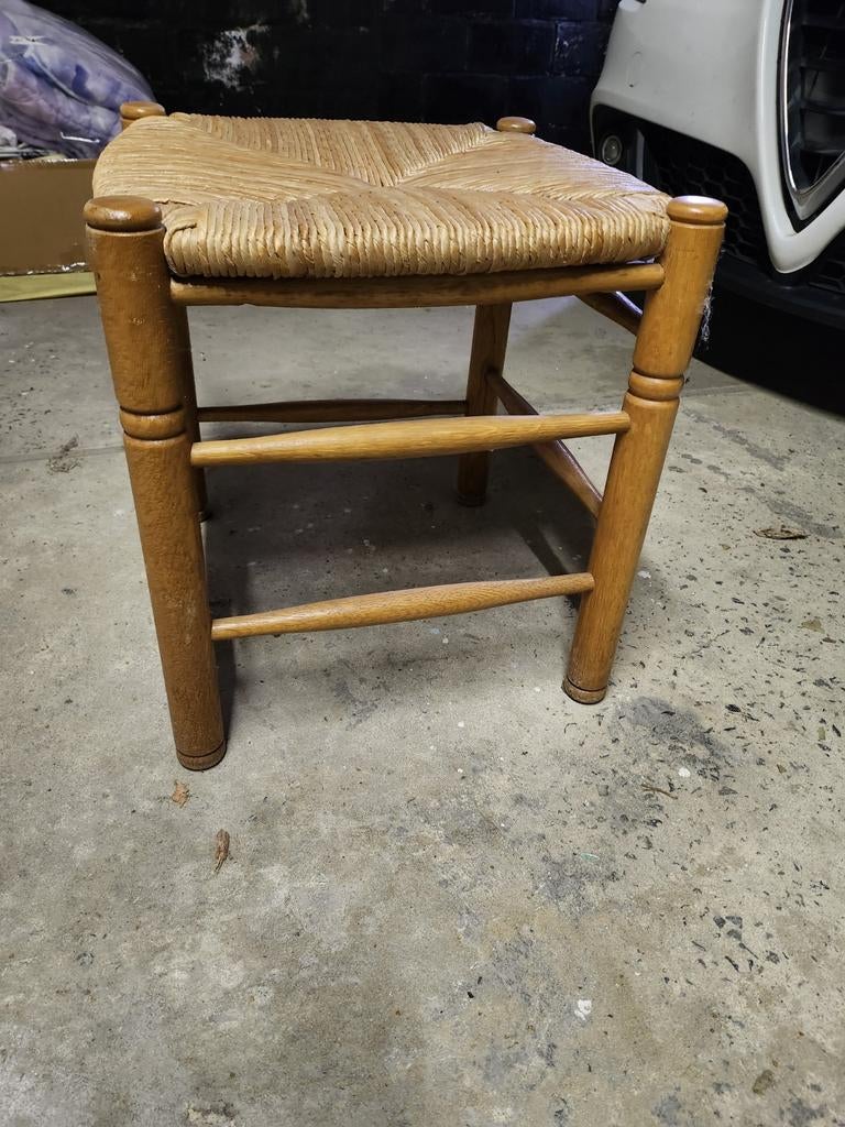 Stoel met kruk, Antiek en Kunst, Ophalen of Verzenden