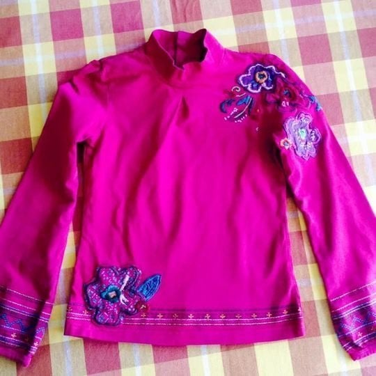 T-shirt à manches longues fille 8 ans, Enfants & Bébés, Enlèvement ou Envoi, Comme neuf, Catimini, Fille