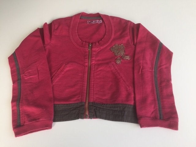 Vestje met rits 146 / 152, Kinderen en Baby's, Kinderkleding | Maat 146, Ophalen of Verzenden, Zo goed als nieuw, Meisje, Trui of Vest