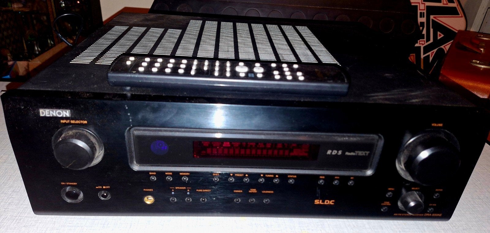 Denon DRA 500AE, Gebruikt, Denon, Ophalen of Verzenden, 120 watt of meer