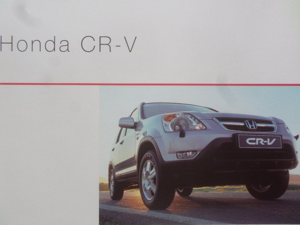 Honda CR-V Brochure, Ophalen of Verzenden, Honda