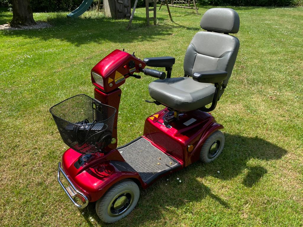 Gebr. Scootmobiel shoprider 4wiel Elektrische scooter, Ophalen of Verzenden, Inklapbaar, Gebruikt, Elektrische rolstoel