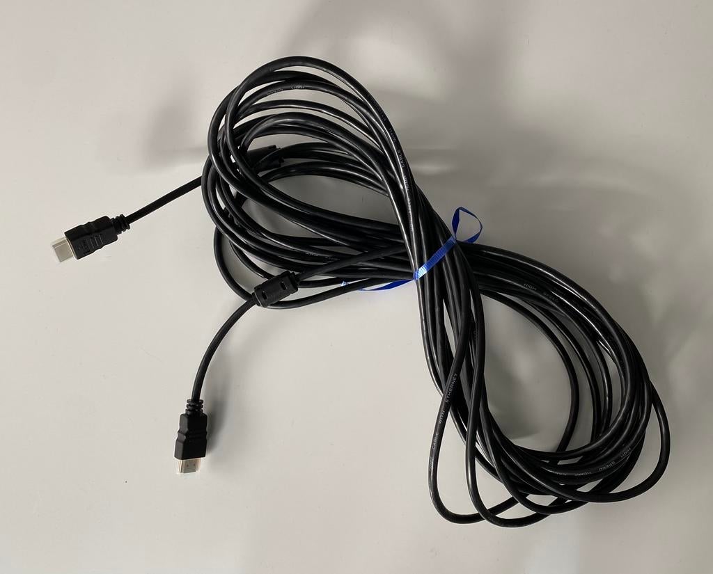 HDMI kabel - (high speed + Ethernet ) - 10 meter, Ophalen of Verzenden, Zo goed als nieuw