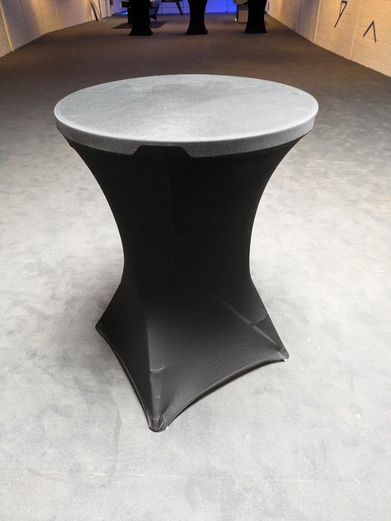 Eventtafel met zwarte overtrekhoes (4 beschikbaar), Enlèvement, Neuf, sans emballage, Mobilier