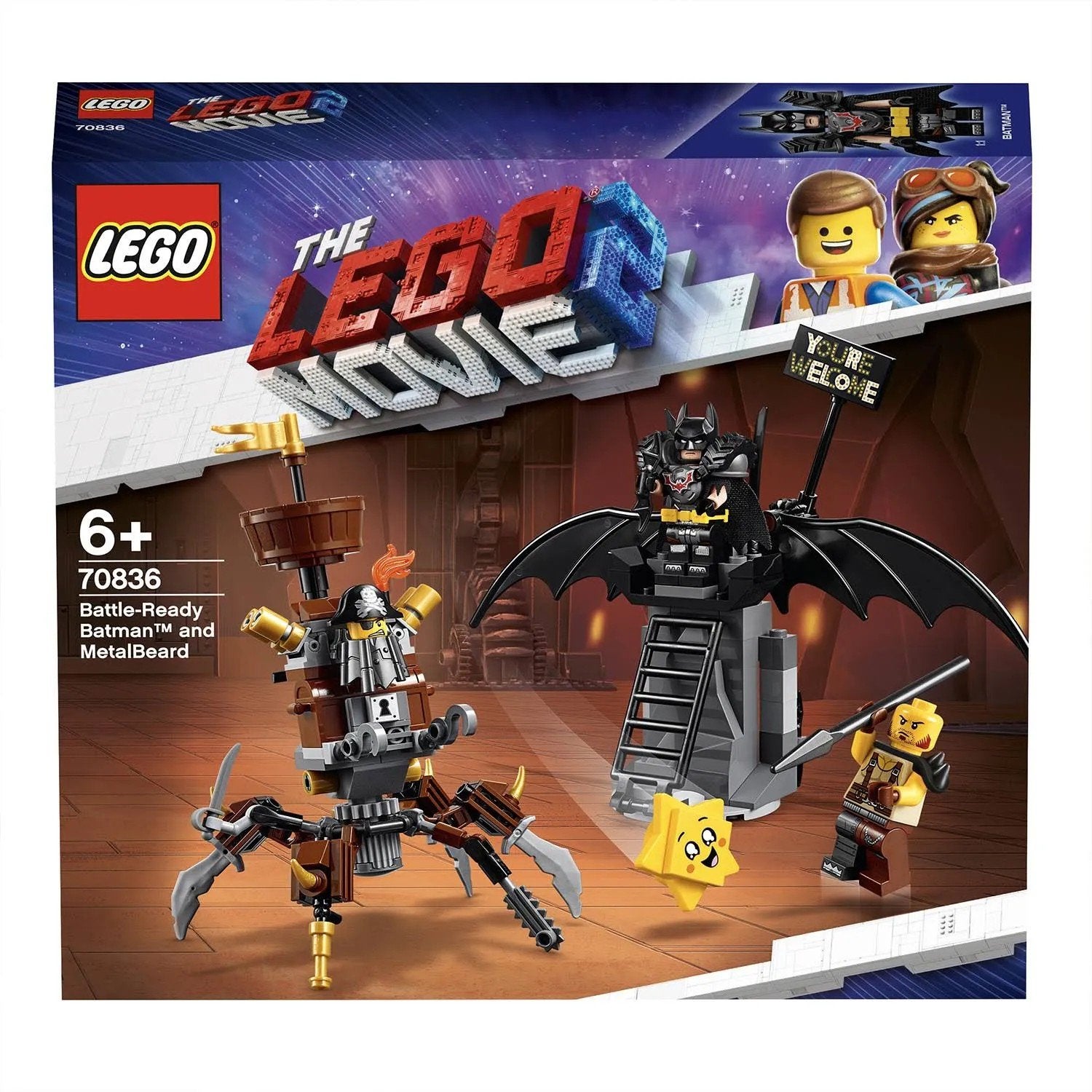 3 sets uit the lego movie 70836, 70827 en 70823, volledig me, Enlèvement ou Envoi, Lego