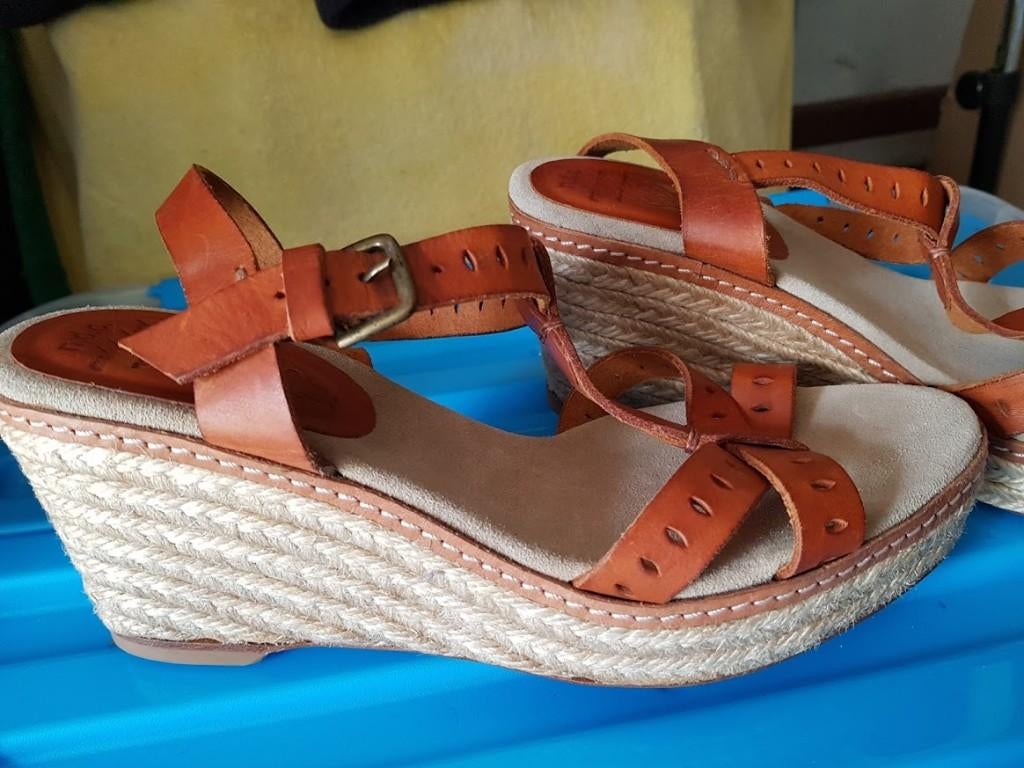 sandalen 37 NDC, Bruin, Ndc, Zo goed als nieuw, Sandalen of Muiltjes