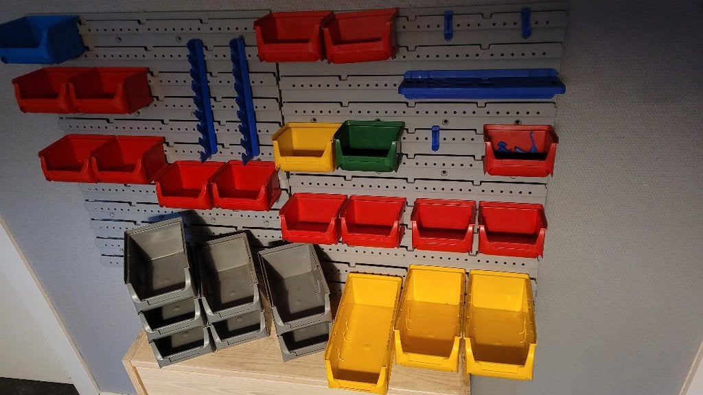 Gereedschapswand Allit / 44x55 cm/2stuks/met Toebehoren, Doe-het-zelf en Bouw, Ophalen of Verzenden, Zo goed als nieuw