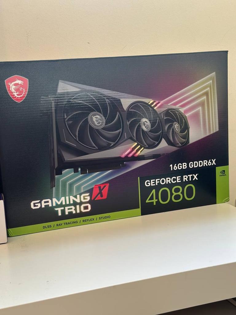 MSI RTX 4080 Gaming Trio X 16gb Zo goed als nieuw!, Computers en Software, Videokaarten, Ophalen, Nvidia