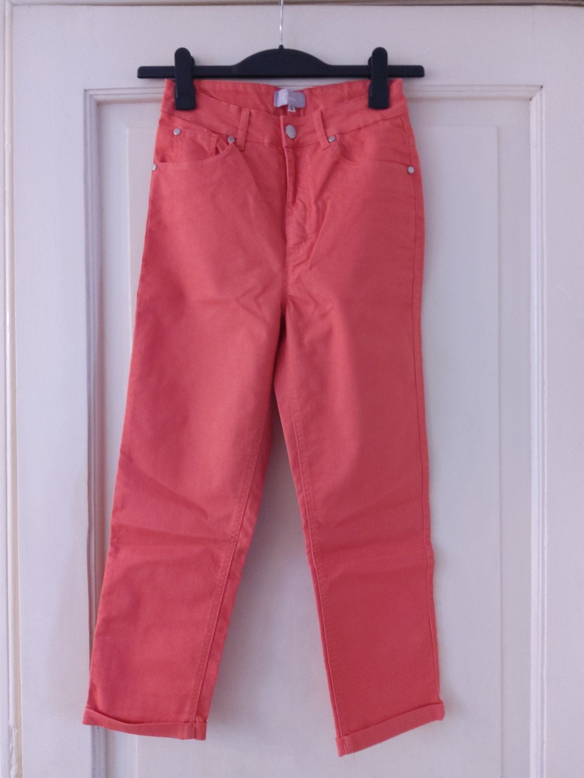 pantalon stretch orange cassis taille 36, Trois-quarts, Enlèvement ou Envoi, Cassis, Taille 36 (S)