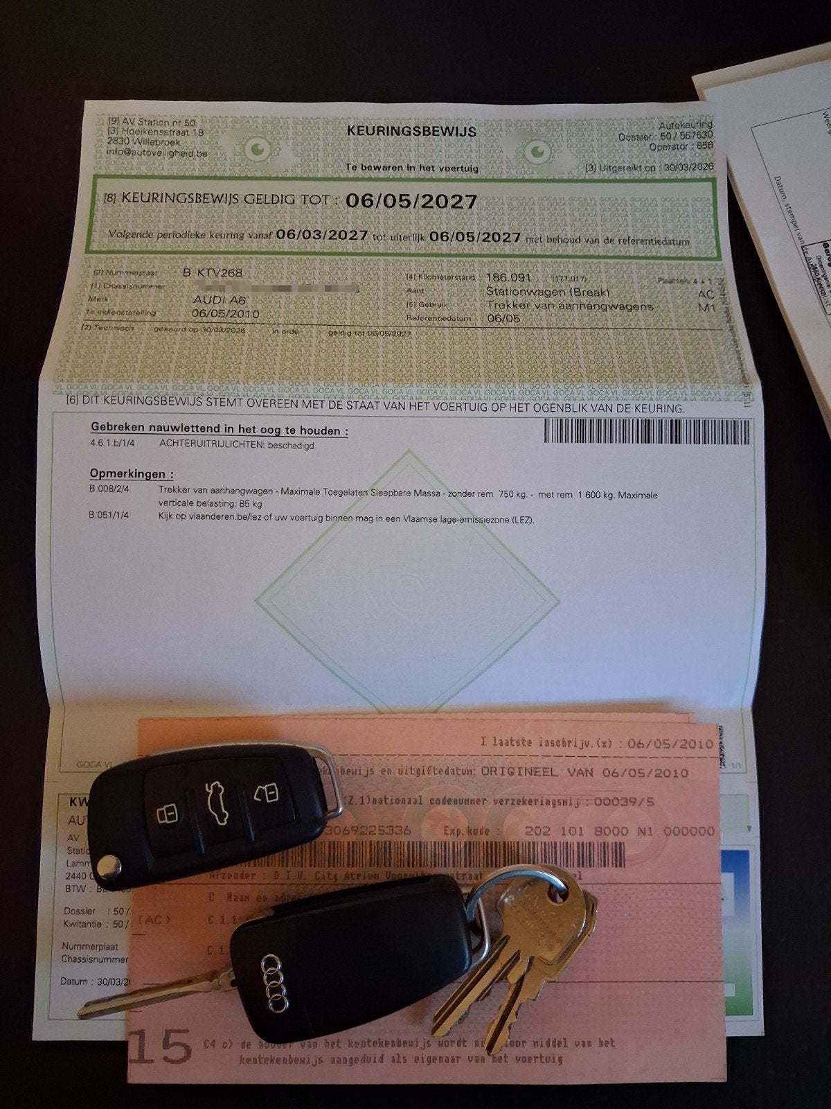 Audi A6 2.0Tdi, 1ste eig, Euro 5, 189.000km's, Unieke staat!, Auto's, Euro 5, Bluetooth, Zwart, Zwart