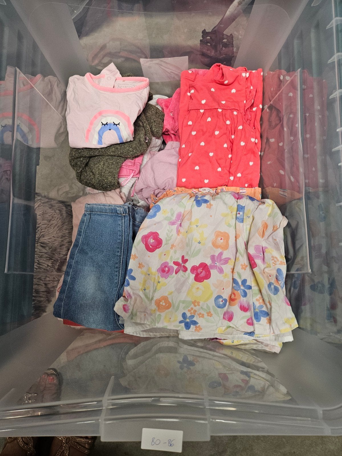 Pakket babykleding meisje maat 80 - 86, Kinderen en Baby's, Ophalen