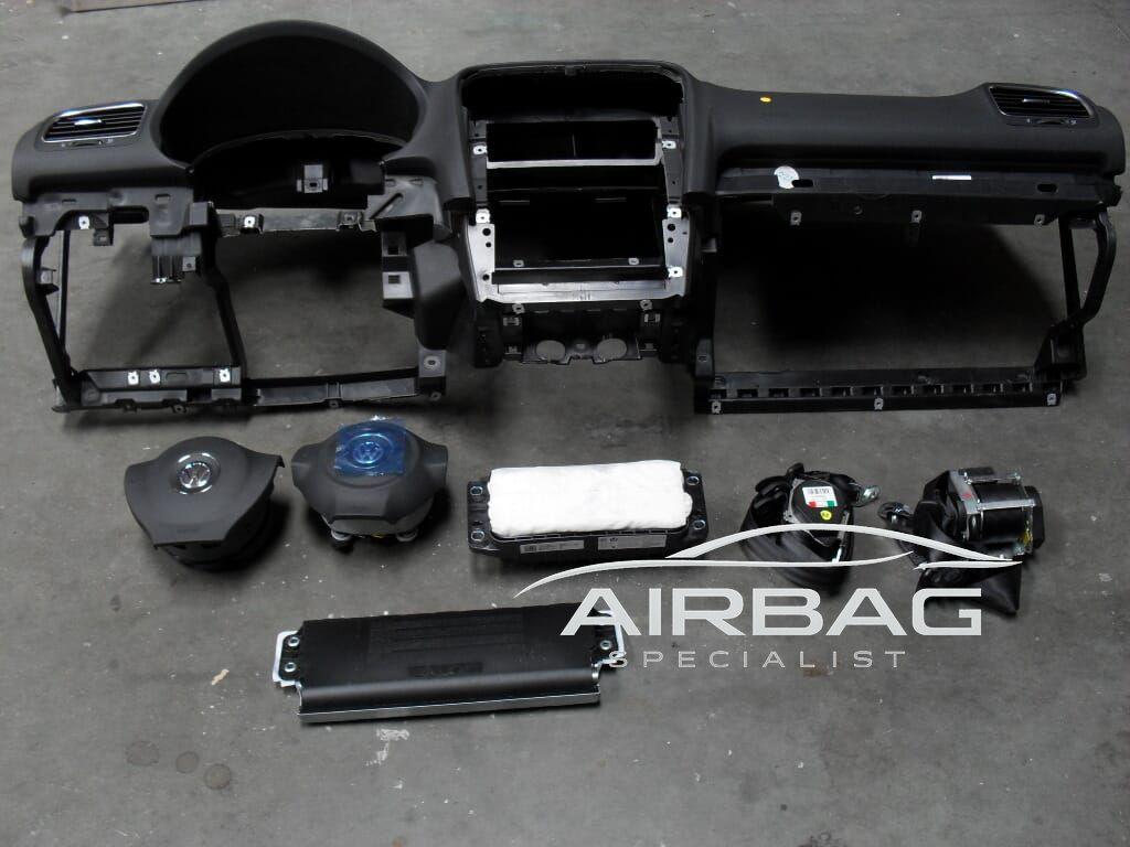 VW GOLF 6 airbag set dashboard gordel stuur airbag 2009-2013, Auto-onderdelen, Gebruikt, -, Volkswagen, -