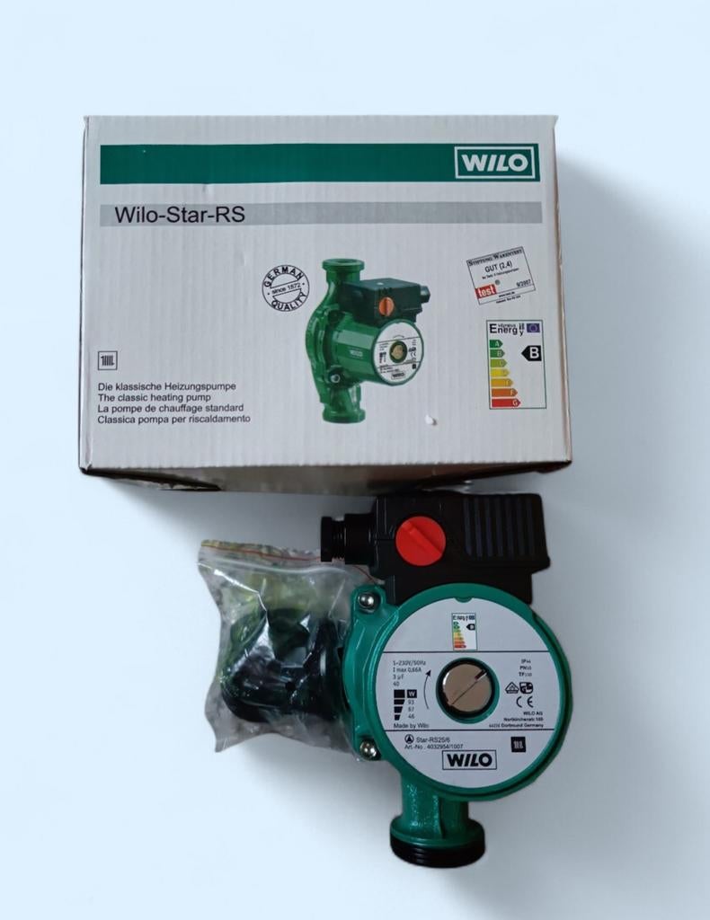 Circulateur Wilo RS25, Bricolage & Construction, Chauffage & Radiateurs, Enlèvement ou Envoi