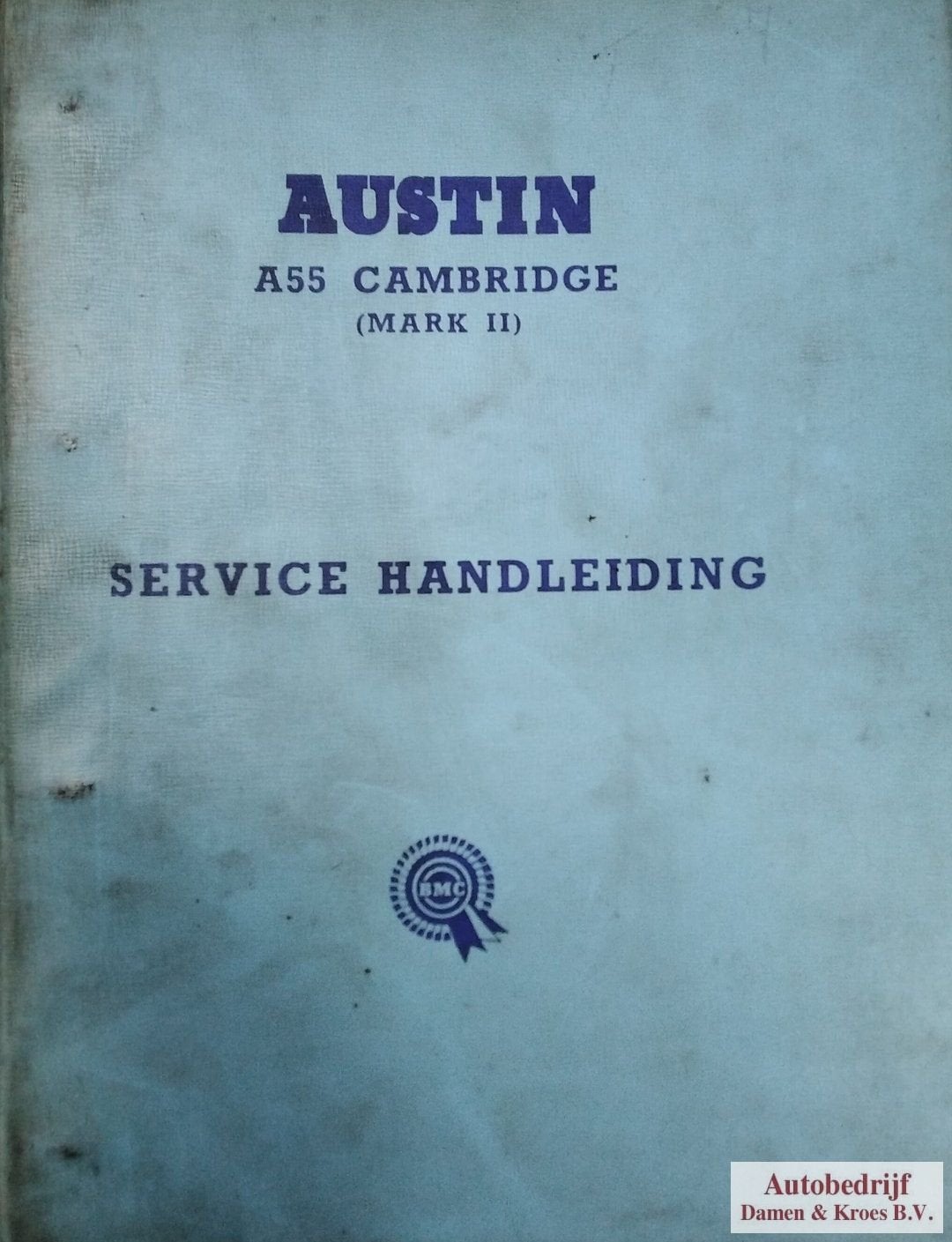 Service Handleiding Austin A55 AKD 1413 / AKD 1414 / AKD 141, Enlèvement ou Envoi