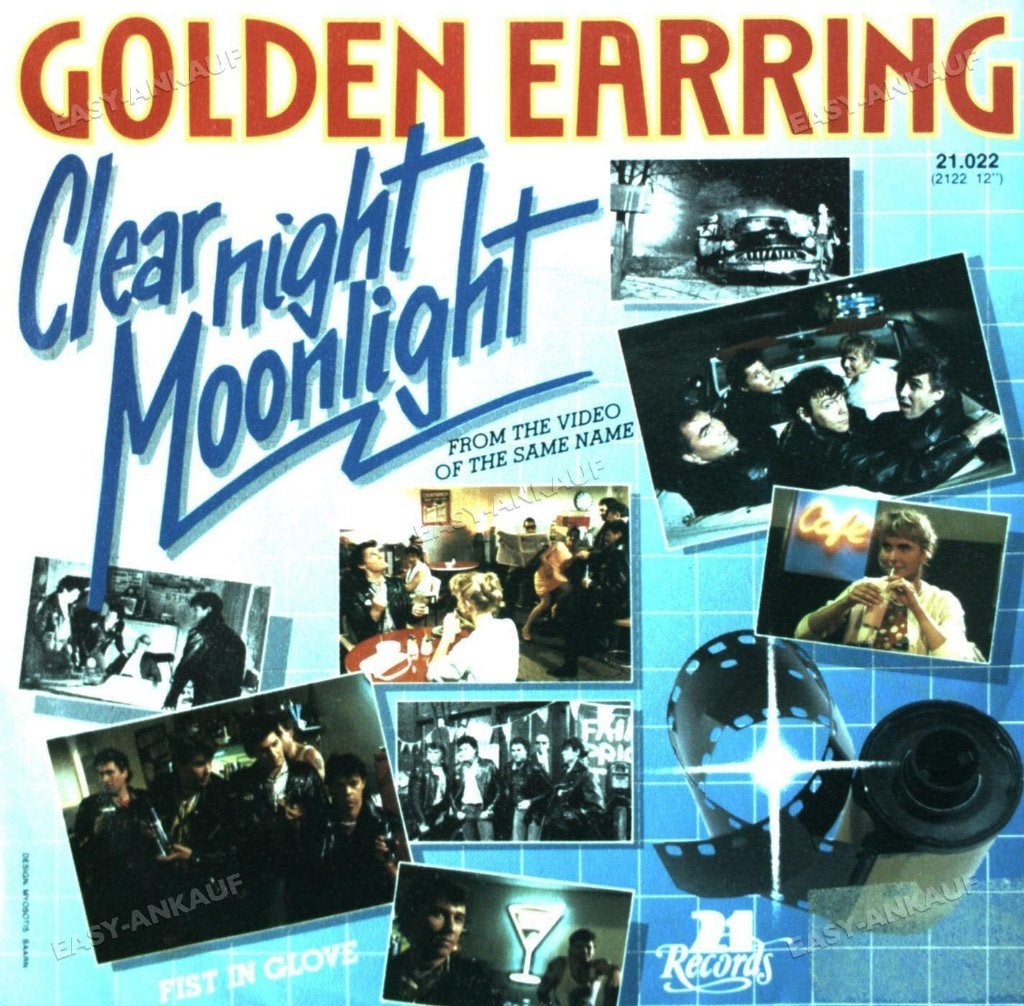 Golden Earring - clear night moonlight, Cd's en Dvd's, Ophalen, 1980 - 1989, Gebruikt, 7 inch