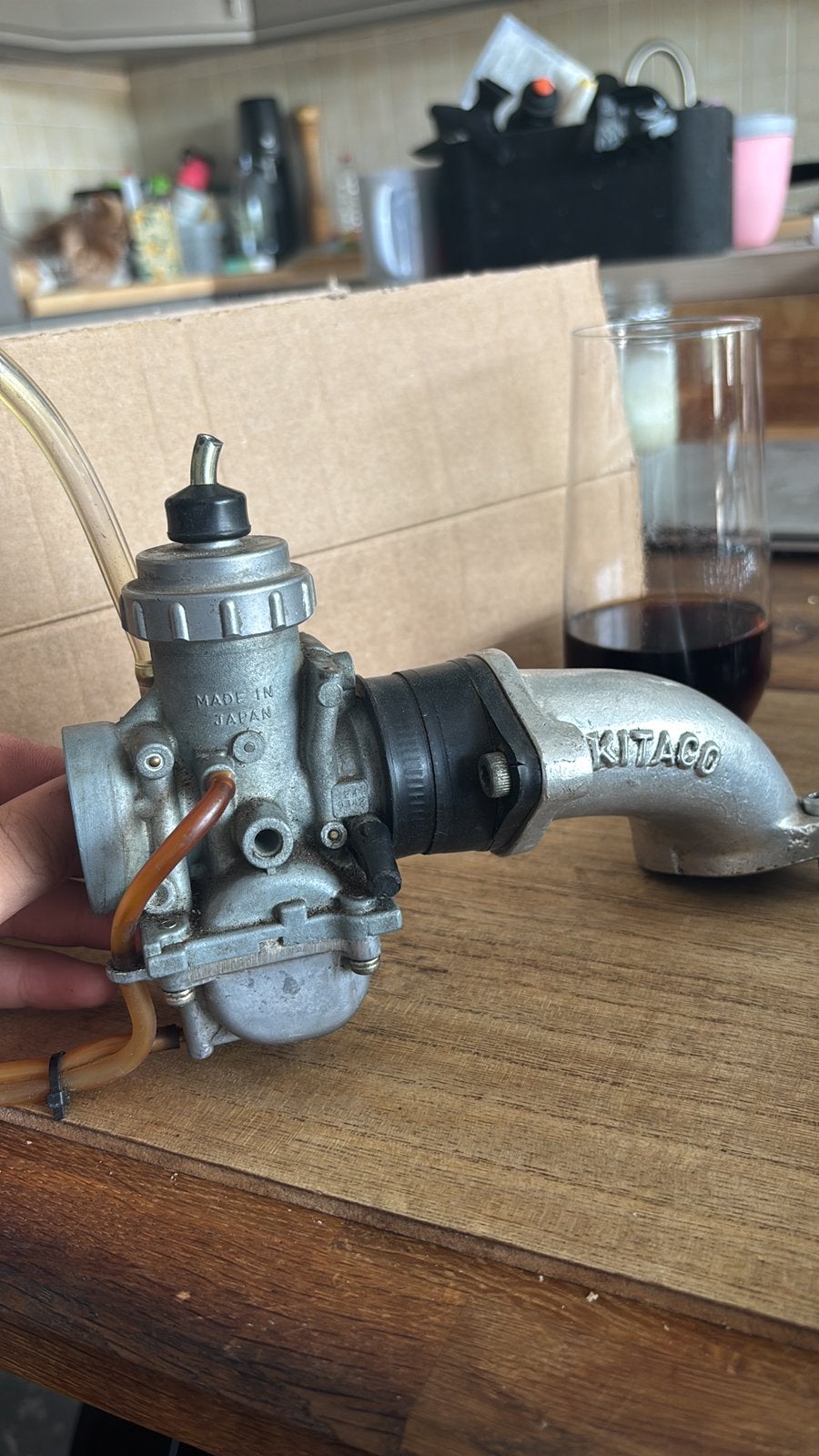 Carburateur en spruitstuk, Ophalen, Zo goed als nieuw, Carburateur
