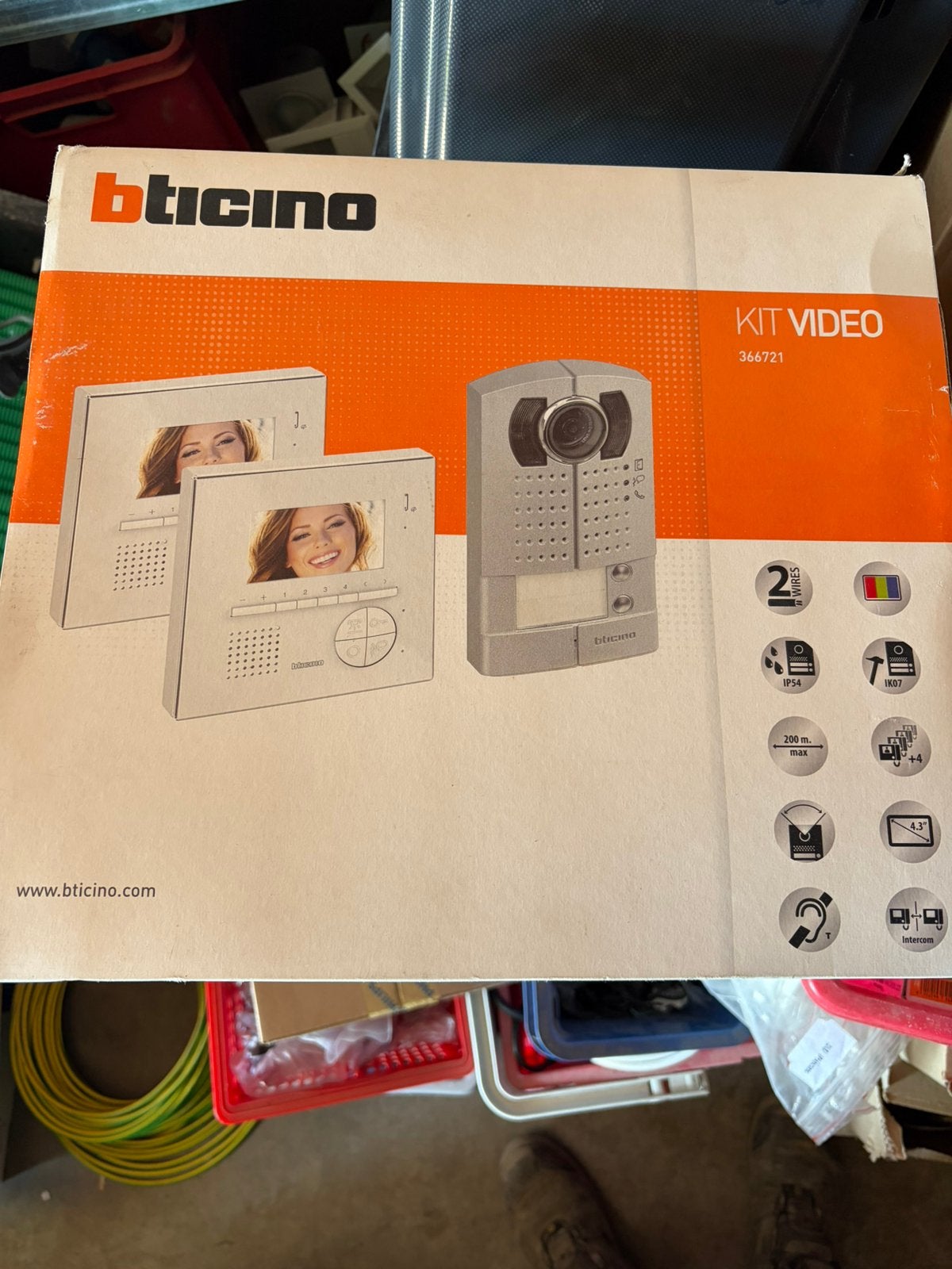 Bticino videokit, Huis en Inrichting, Ophalen, Zo goed als nieuw