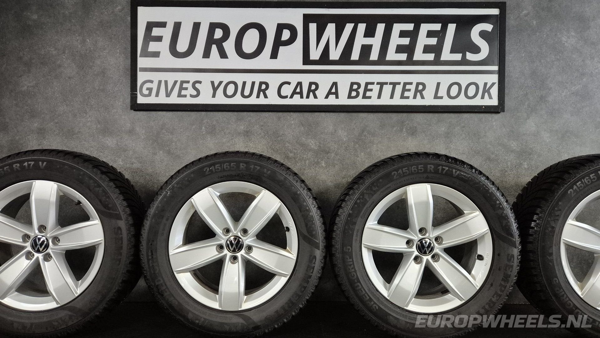 17 inch originele VW Tiguan 5NA Corvara velgen winterbanden, Pneus et Jantes, Véhicule de tourisme, -, 17 pouces