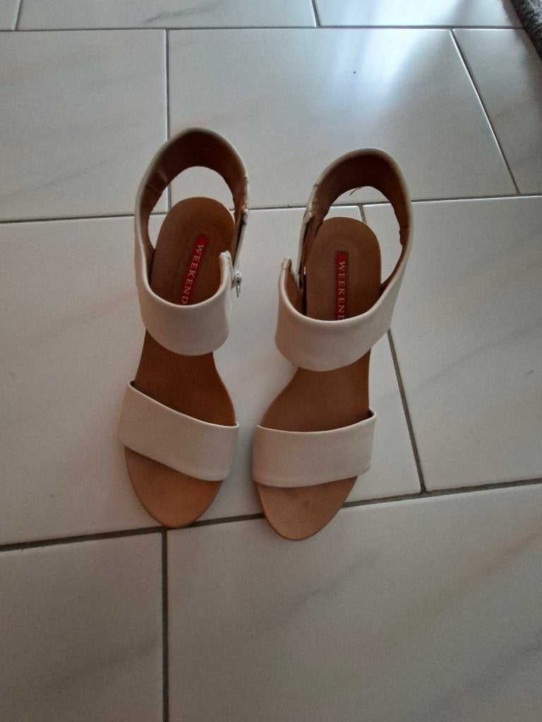 Zomersandalen dames maat 39, Kleding | Dames, Ophalen, WEEKEND, Wit, Nieuw