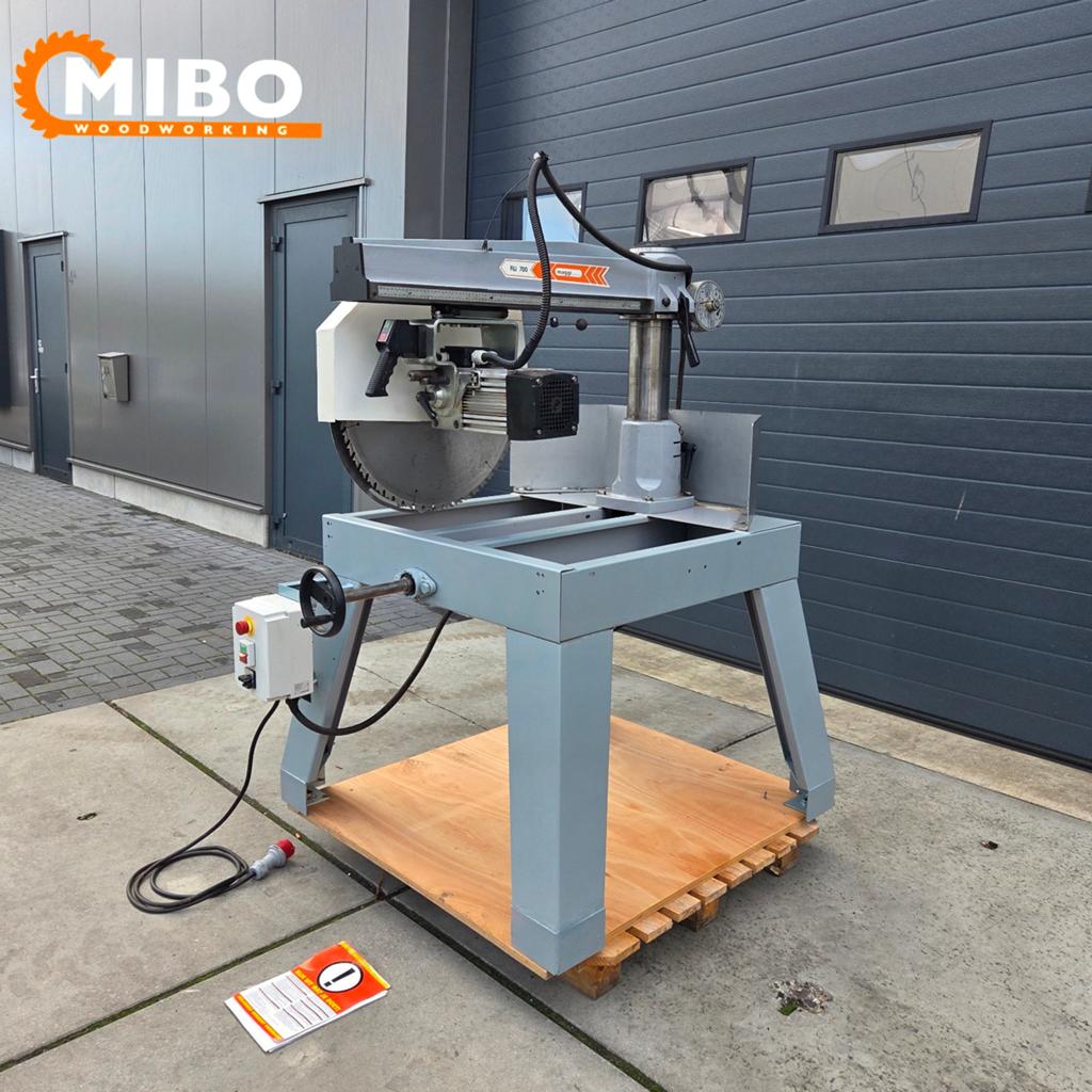 Maggi Radiaalzaag afkortzaag 200mm zaagmachine 20cm afkorten, Doe-het-zelf en Bouw, Ophalen of Verzenden