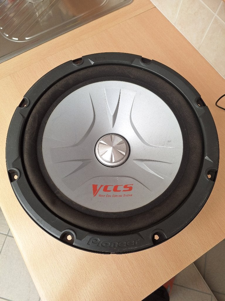 Caisson de basses VCCS Pioneer TS-W304F, Autos : Divers, Haut-parleurs voiture, Enlèvement, Comme neuf