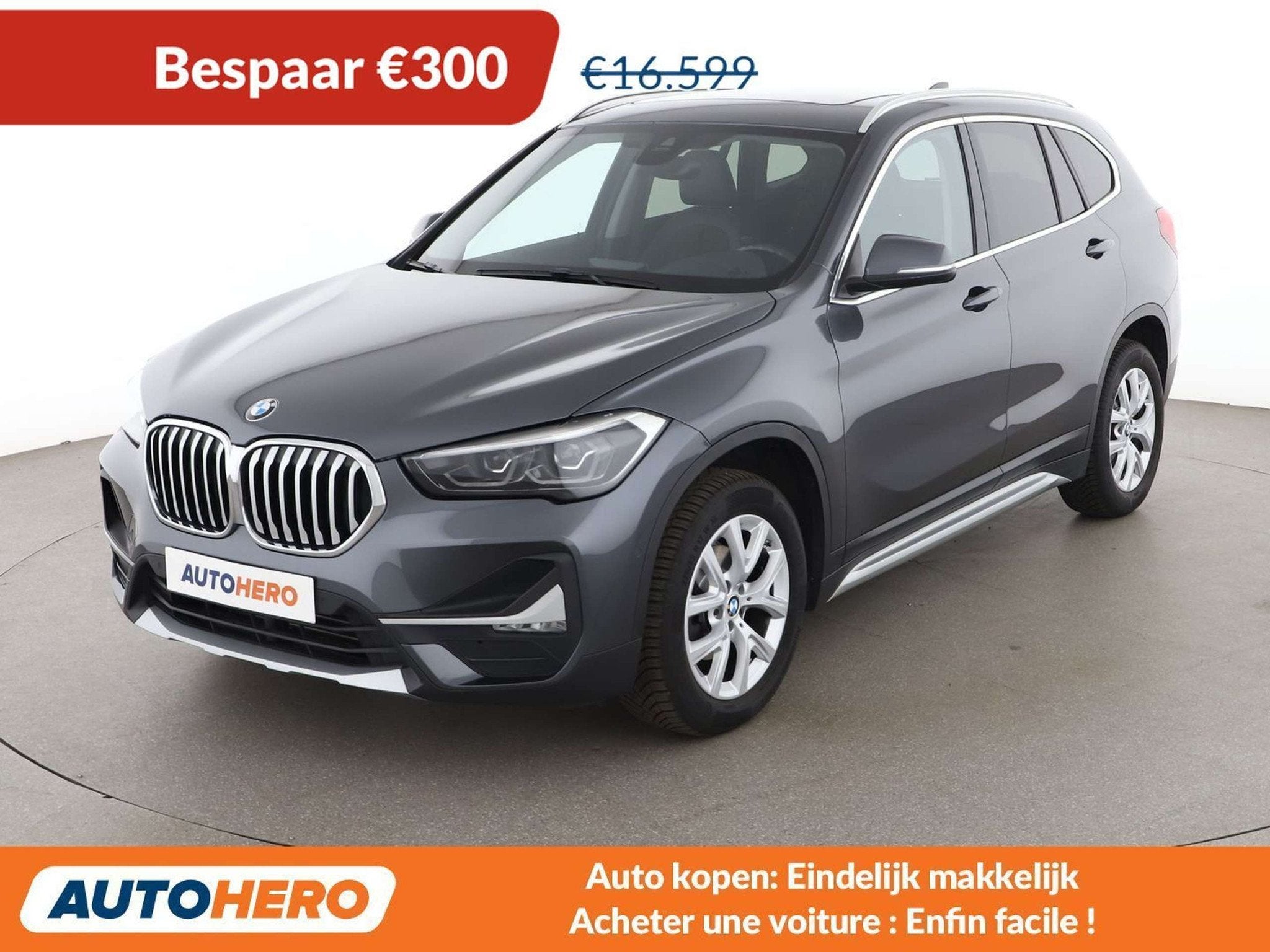 BMW X1 sDrive 16d xLine (année de construction 2019), Autos, X1, Argent ou Gris, Achat, Euro 6