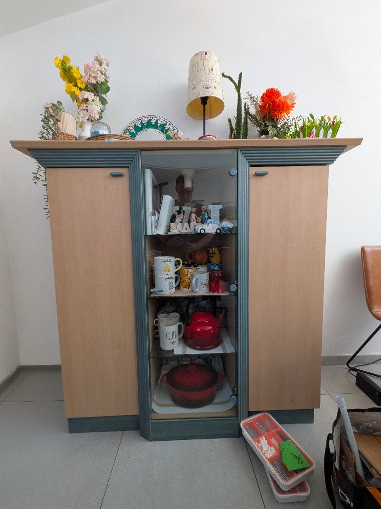 Vaisselier, Neuf, Avec porte(s), 100 à 150 cm, Enlèvement