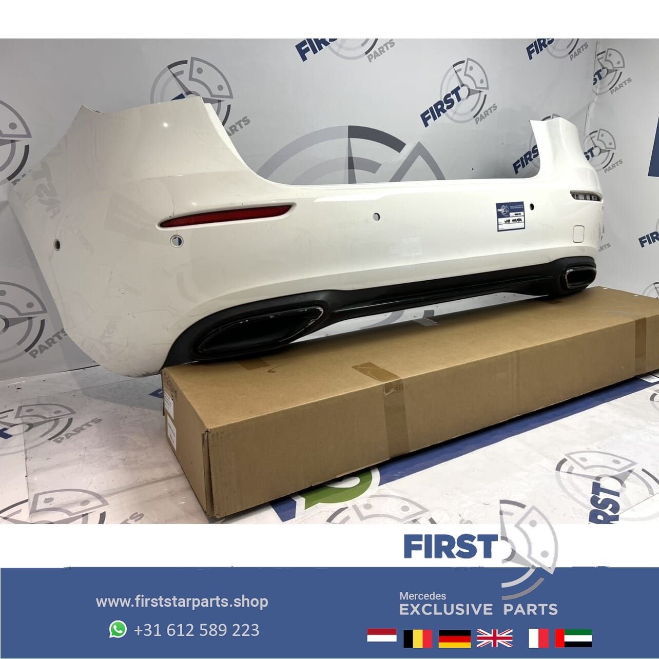 W177 AKLASSE ACHTERBUMPER WIT COMPLEET Mercedes A Klasse 201, Arrière, Utilisé, -, -