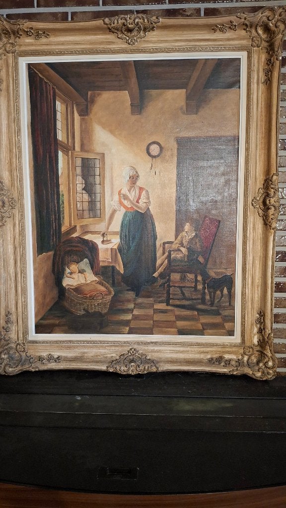 mooi schilderij, Antiek en Kunst, Ophalen