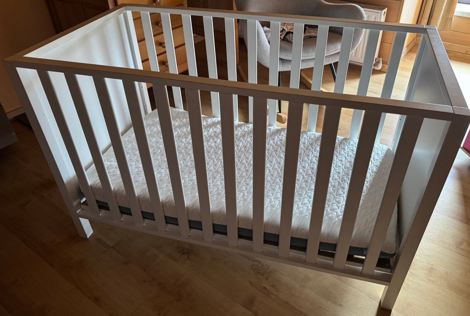 Babybed met Aerosleep matras, Ophalen, Gebruikt, Matras