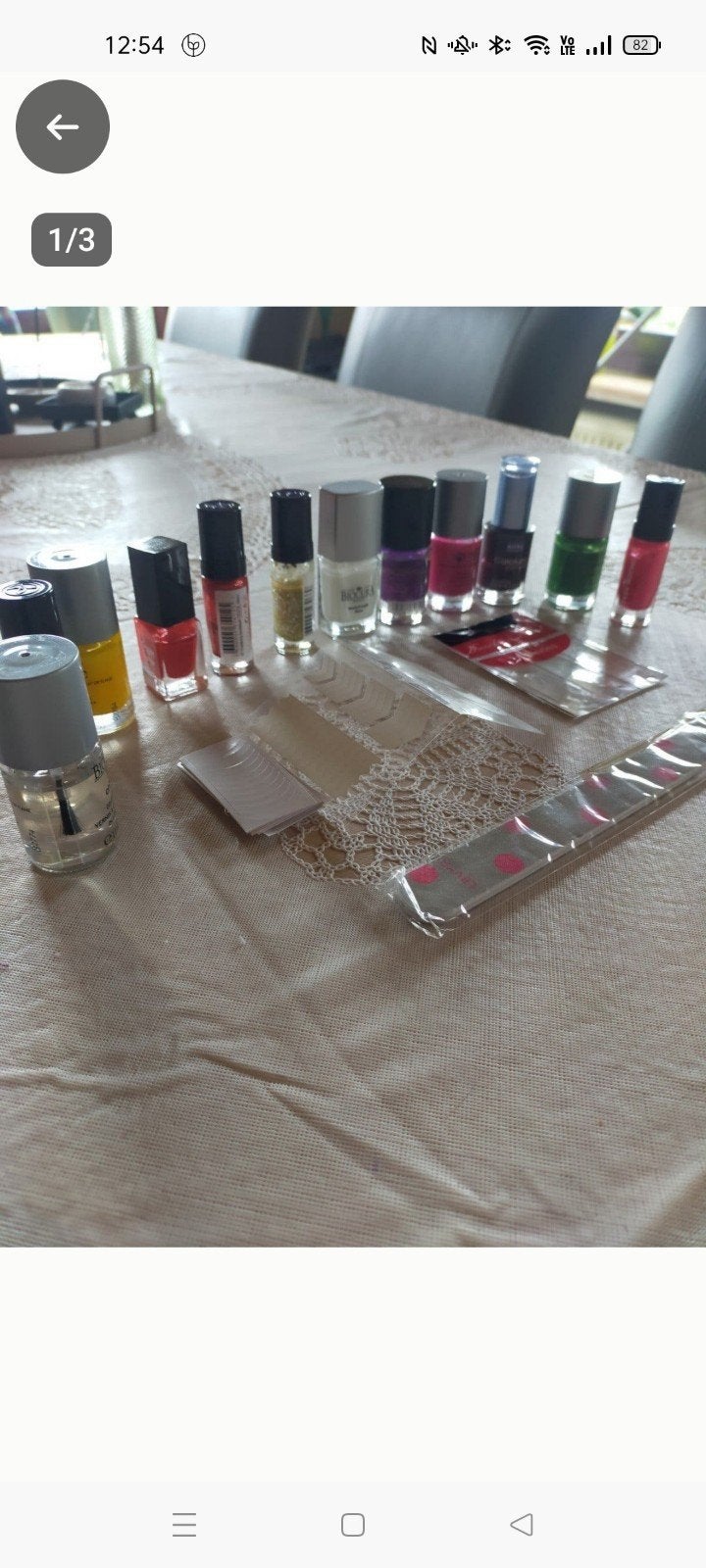 nagellak (gratis), Ophalen