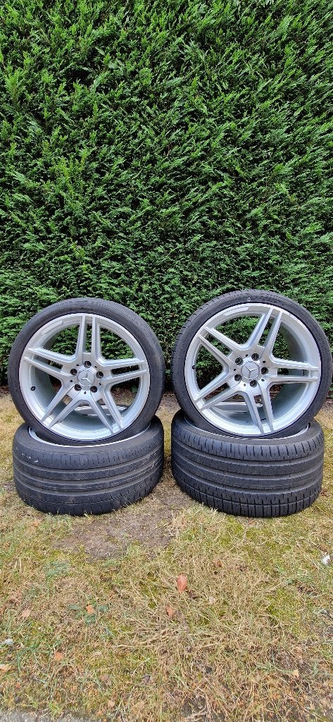 19 inch Mercedes AMG Breedset 5x112, Ophalen, Mercedes-Benz