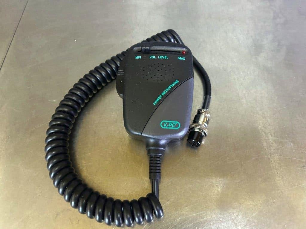 Versterkte  microfoon  KPO    27MC, Telecommunicatie, Ophalen of Verzenden, Zo goed als nieuw, Zender en Ontvanger