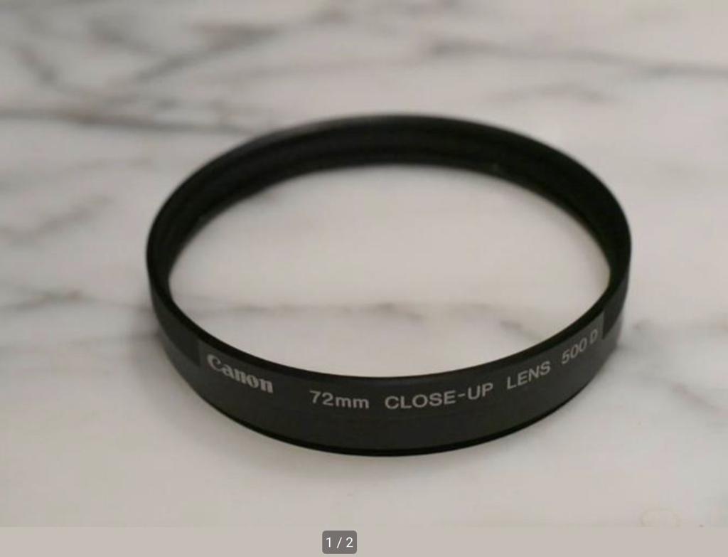 Canon close-up lens 500D 72mm, Ophalen of Verzenden, Zo goed als nieuw, Overige typen