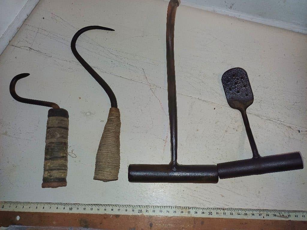 rare ancien   4   outils de travail( dockers)bateaux, Antiquités & Art, Antiquités | Outils & Instruments, Enlèvement ou Envoi