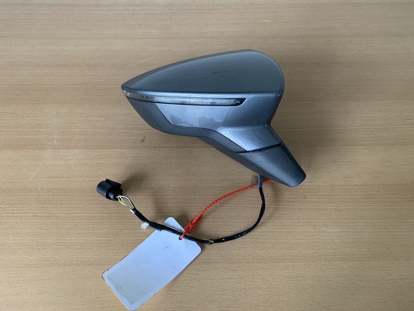buitenspiegel rechts seat leon 5F zwart 2012 tot 2020 grijs, -, Utilisé, -, Seat