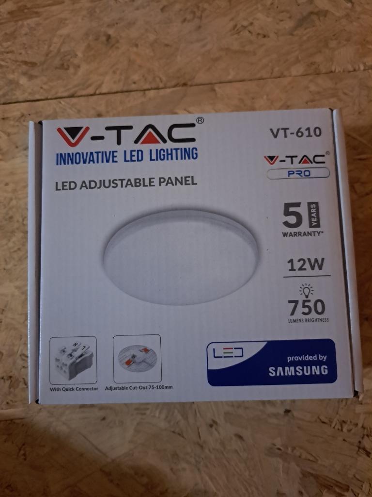 Led spots inbouw verstelbaar Mini Paneel - Samsung -VTAC, Ophalen of Verzenden, Nieuw, Plafondspot of Wandspot, Led