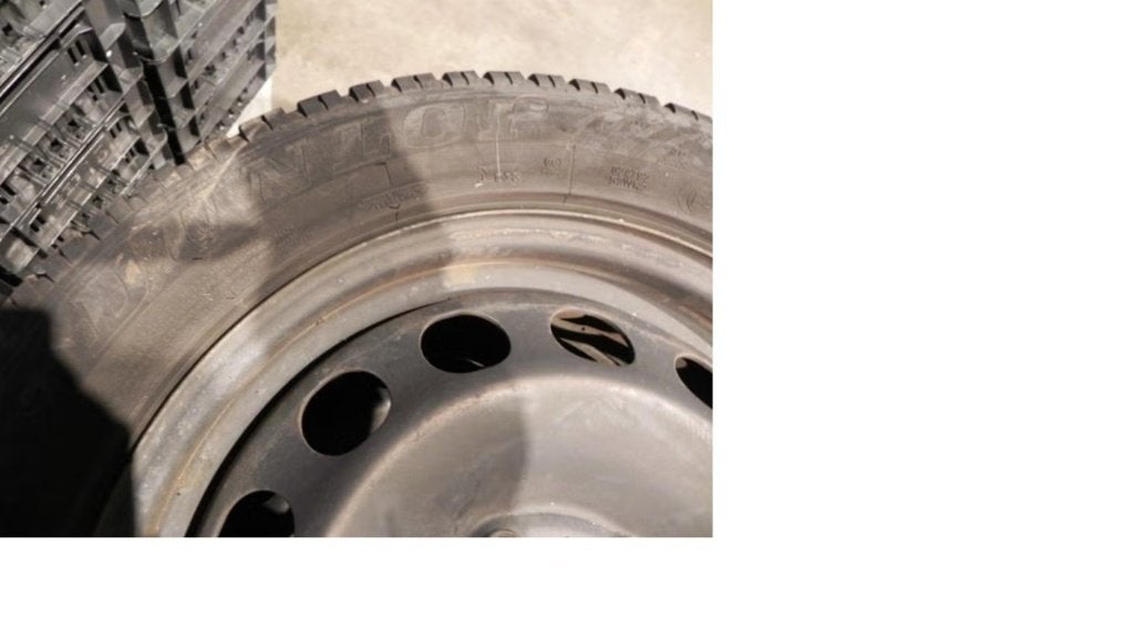 Banden winter +stalen velg 205/55 R16 91H Dunlop VW Passat, Enlèvement, Utilisé, Volkswagen