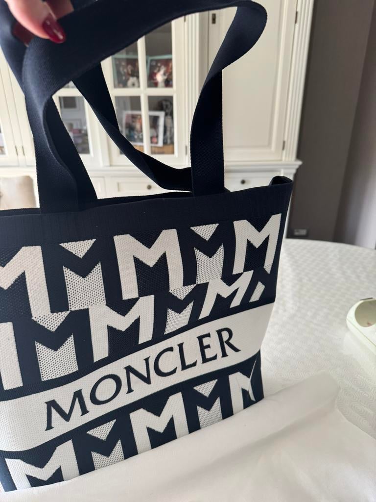 Moncler strandtas, Ophalen, Nieuw, Blauw, Schoudertasje