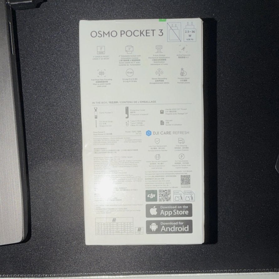 DJI Osmo Pocket 3 4K avec écran tactile, 9,4 MP USB-C, TV, Hi-fi & Vidéo, Caméras action, Enlèvement ou Envoi, Neuf, Autres marques